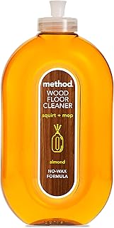 Method Nettoyant Sol, Nettoie et Élimine les Taches sur les Parquets et Sols En Bois, Parfum Amande, Bouteille de 739ml