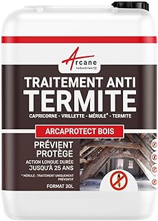 Traitement anti termite, charpente et poutre - 20 L - ARCANE INDUSTRIES