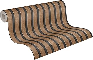 A.S. Création PintWalls II papier peint intissé avec motif lambris 0,53 x 10,05 m - noir, marron - papier peint imitation bois Made in Germany - 391098