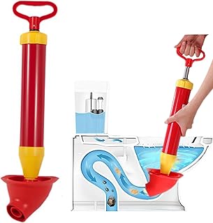 Ventouse Deboucheur, Deboucheur Wc, Deboucheur Canalisation, Haute Pression Déboucheur À Pompe Air Comprimé sans Produits Chimiques Débouchage pour Toilette, Évier, Baignoire