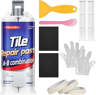 100g Kit De Réparation Carrelage, kit De réparation pour Baignoire, kit de ré-paration D