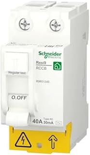 Schneider Electric RESI9 ID 2P 40A 30mA AC marque, Multicolore
