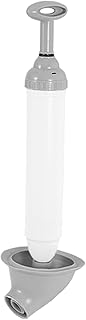 Déboucheur de Toilette à Air Comprimé, Ventouse Deboucheur WC Têtes de Piston et Gonfleur, Débouchage Canalisation Débouchage pour Toilette, Déboucheur WC Deboucheur Canalisation (Blanc)